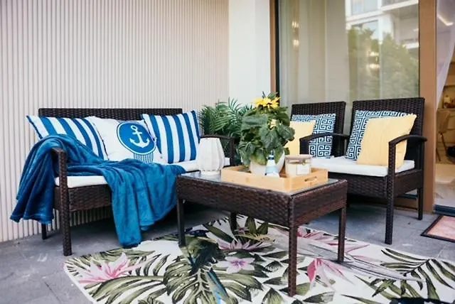 Sea Shell Stadium Brzezno Lägenhet *